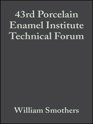 cover image of 43rd Porcelain Enamel Institute Technical Forum
